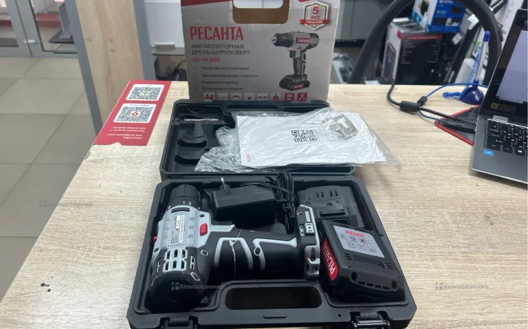 Дрель-шуруповерт Ресанта ДА-14-2ЛК