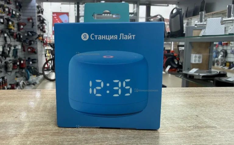 Колонка Яндекс Станция Лайт с Часами