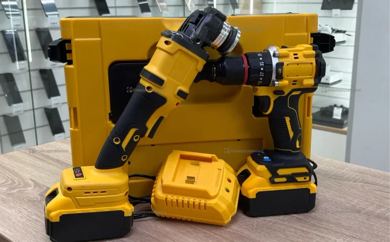 Набор 2в1  УШМ, Шуруповерт DeWalt реп.