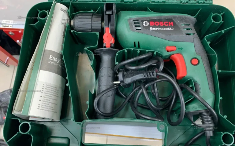 Дрель Bosch EasyImpact 550 Case