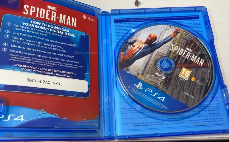 Диск PS4 Spider-Man