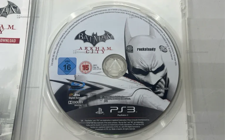Диск ps3 Batman Arkham City