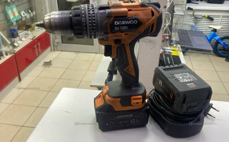 Дрель Шуруповерт Ударная DAEWOO DAA7521