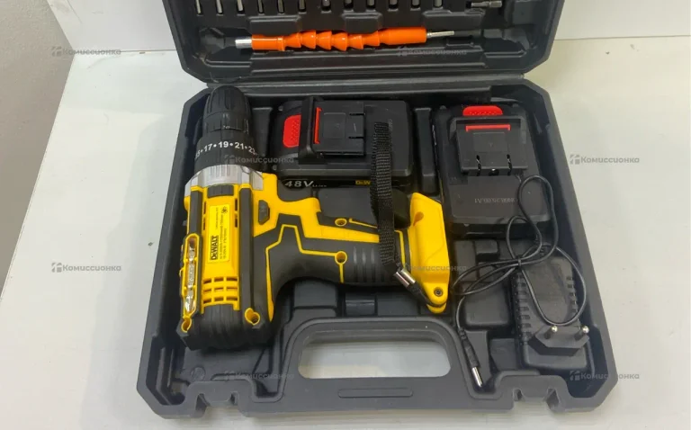 аккумуляторная дрель шуруповерт ф10mm