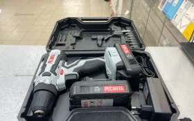 Купить Аккумуляторная дрель-шуруповерт РЕСАНТА ДА-18-2ЛК б/у , в Саратов Цена:2590рублей