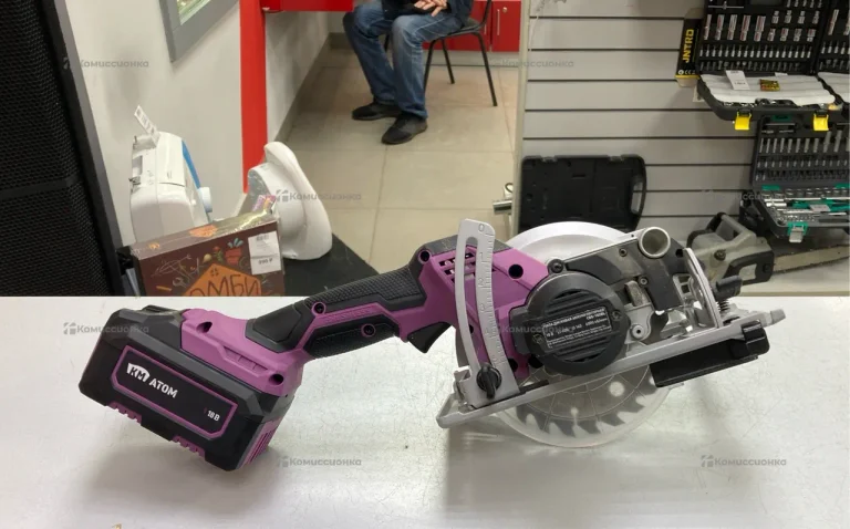 Дисковая пила КМ Атом (АКБ) CDS-182bl