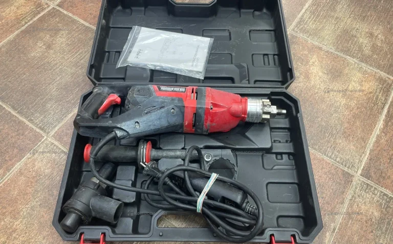 Дрель с микроударом для алмазного сверления Jindu