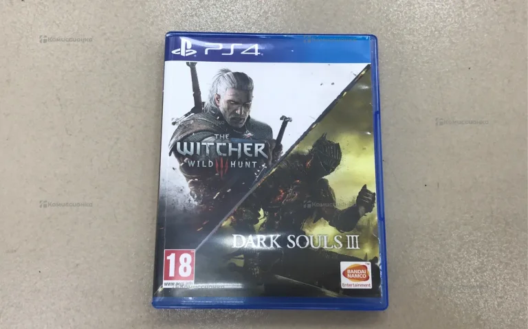 Диск PS4 2/1 Witcher 3: Wild Hunt+Dark Souls III