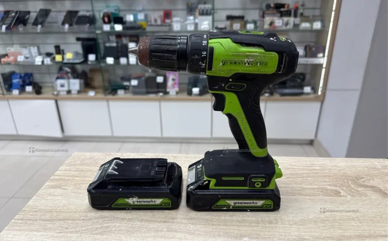 Дрель шуруповерт Greenworks CD24DD35