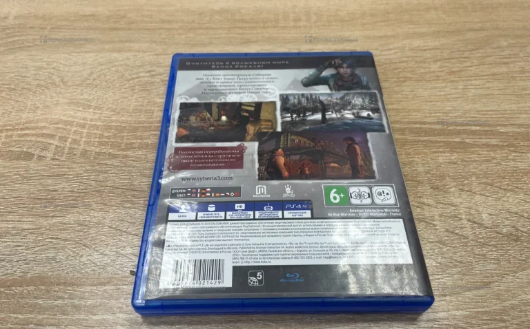 PS4. Диск для PS4 Сибирь 3