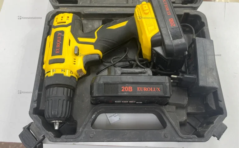 шуруповерт eurolux 20в