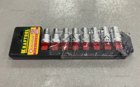 Набор торцевых головок Kraftool 8шт