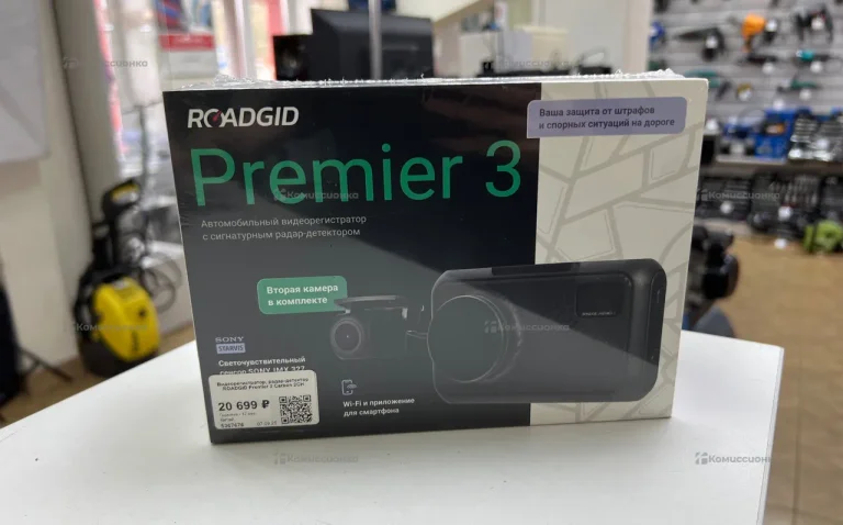 Видеорегистратор  RoadGid Premier 3 Carbon 2CH