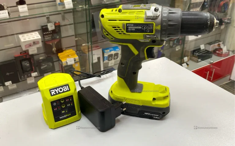 Дрель-шуруповерт Ryobi R18DD3-0