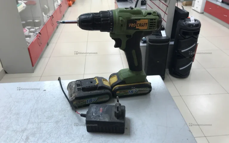 Дрель шуруповёрт Procraft 18v