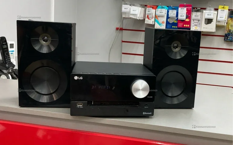 Музыкальный центр LG CM2460, 100Вт, Bluetooth, FM, USB, CD.