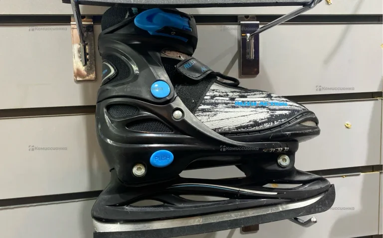 Коньки раздвижные детские хоккейные RUSH ACTION