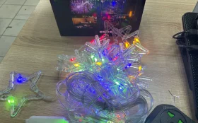 Купить гирлянда шторы звезды б/у , в Москва и область Цена:390рублей