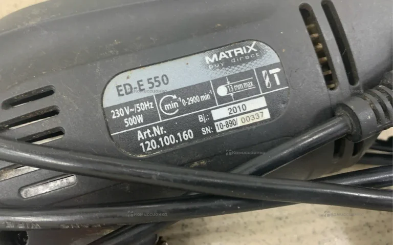 дрель matrix ed-e 550