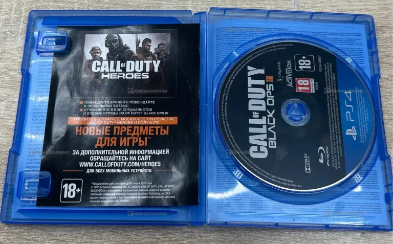 диск PS4.. Call Of Duty Black Ops 3