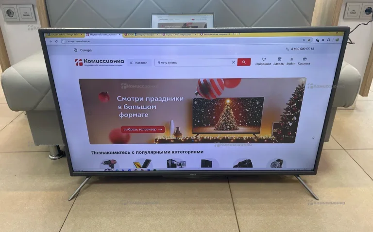 Телевизор  DEXP f43d8000k