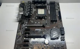 Материнская плата MSI B450m + Ryzen 5