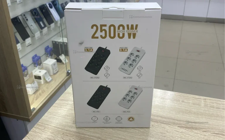 Удлинитель PowerBank Socket 2500w