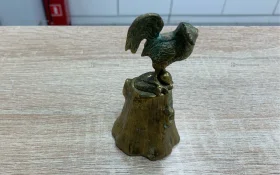 Фигурка колокольчик Петушок Колокольчик бронза