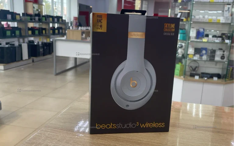 Наушники beats studio 3 wireless crystal blue