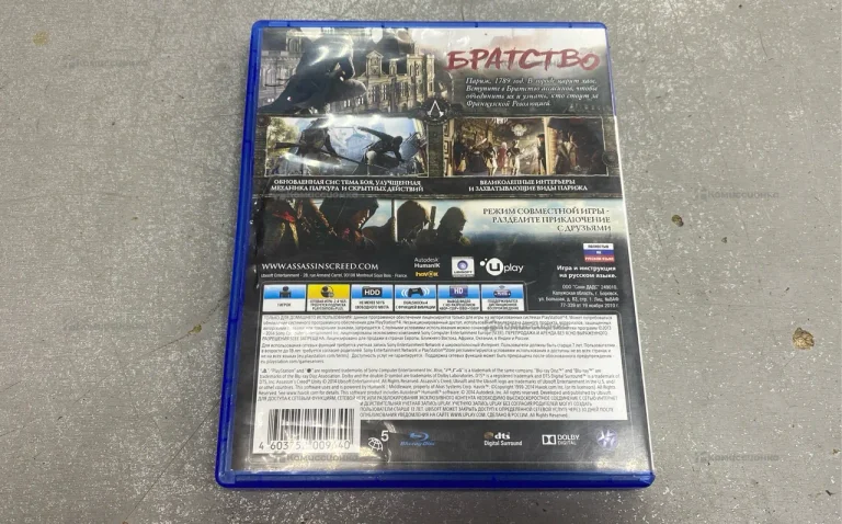 Диск для PS4 Assasins Creed Единство