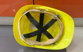 Каска строительная желтая