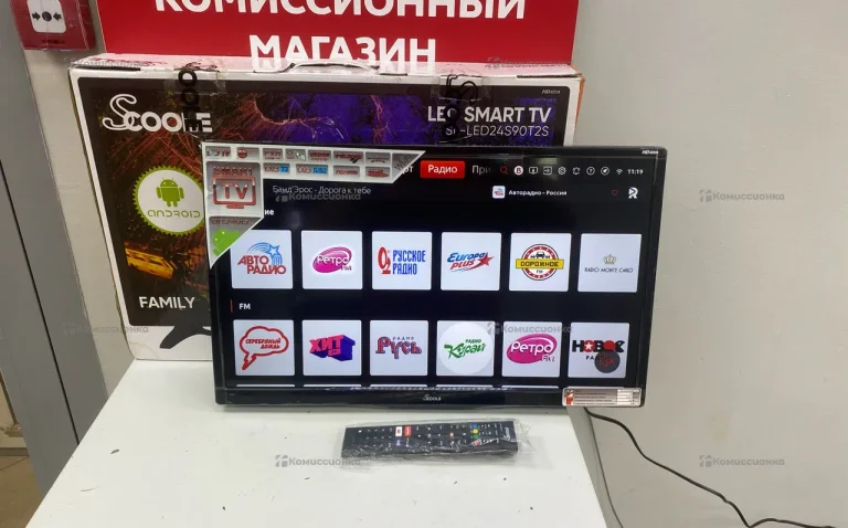 Телевизор Scoole SL-LED24S90T2S без ножек.