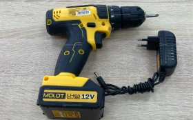 Купить Шуруповерт MOLOT MBD1215-1DLI б/у , в Казань Цена:990рублей