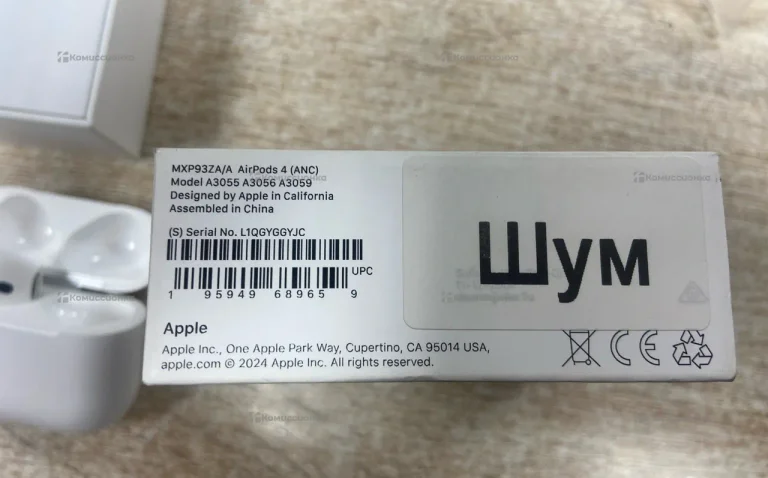 Наушники AirPods 4 с шумоподавлением