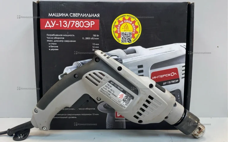 Дрель Интерскол ДУ-13/780ЭР