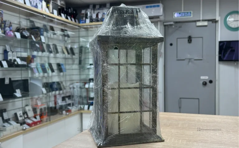 фонарь свечка большой ( черный )