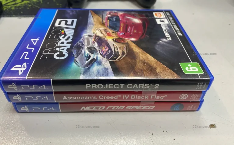 PS4. Project cars 2 Assassins Creed Black Flag Nee