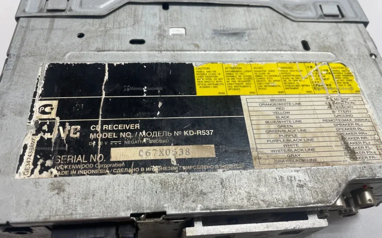 Автомагнитола  JVC KD-R537