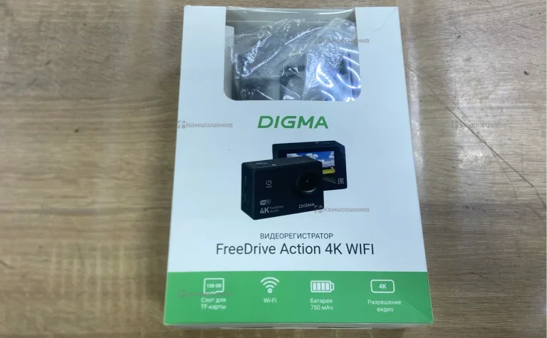 Экшн камера Digma FreeDrive Action 4K WiFi