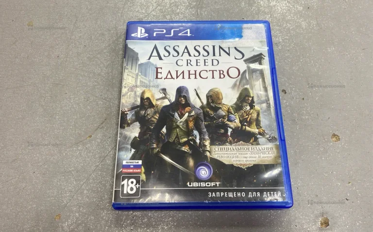 Диск для PS4 Assasins Creed Единство
