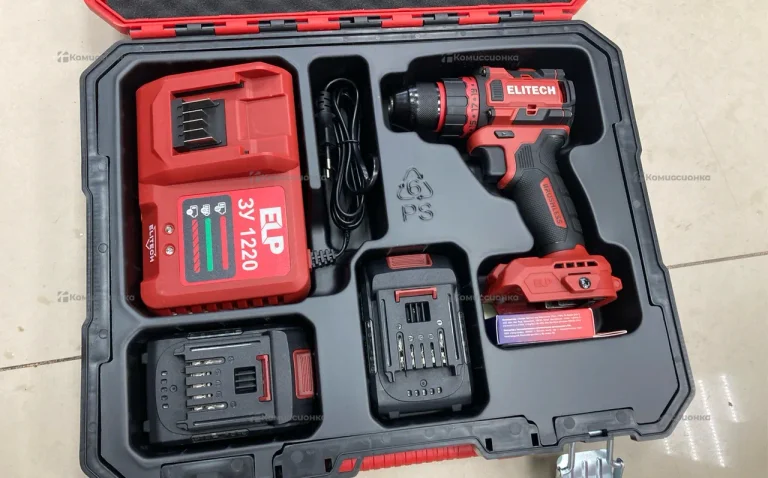 дрель шуруповерт Elitech ДА 20БЛ2