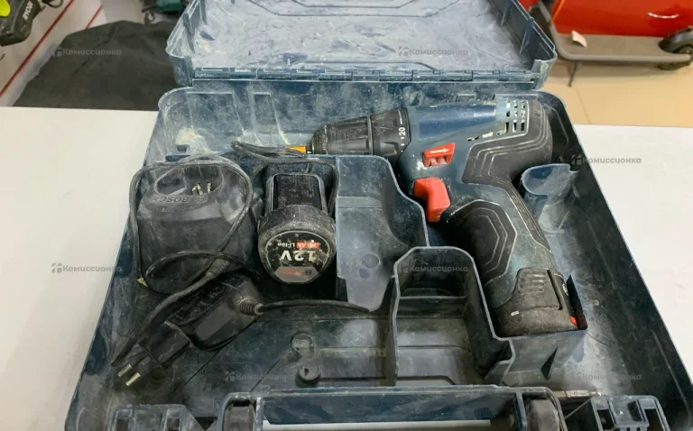 Дрель-шуруповерт Bosch GSR 120-LI 1.5Ah x2 Case