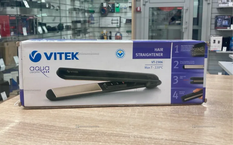 Утюг для волос vitek aqva ceramic vt-2306