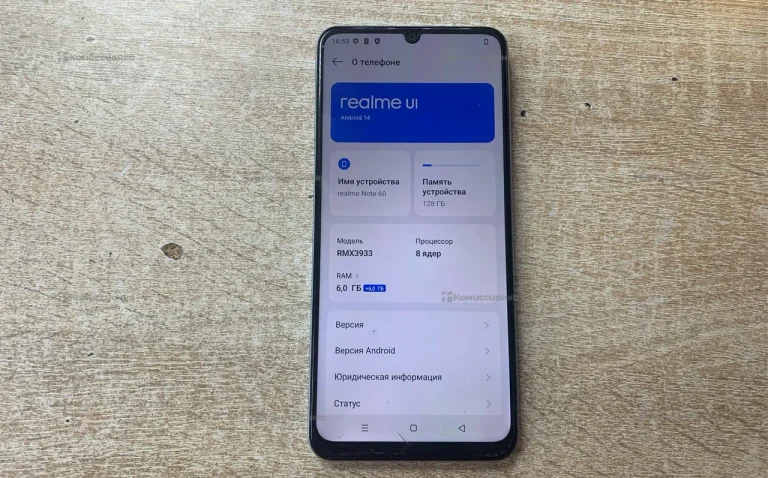 Realme Note 60 6/128 ГБ