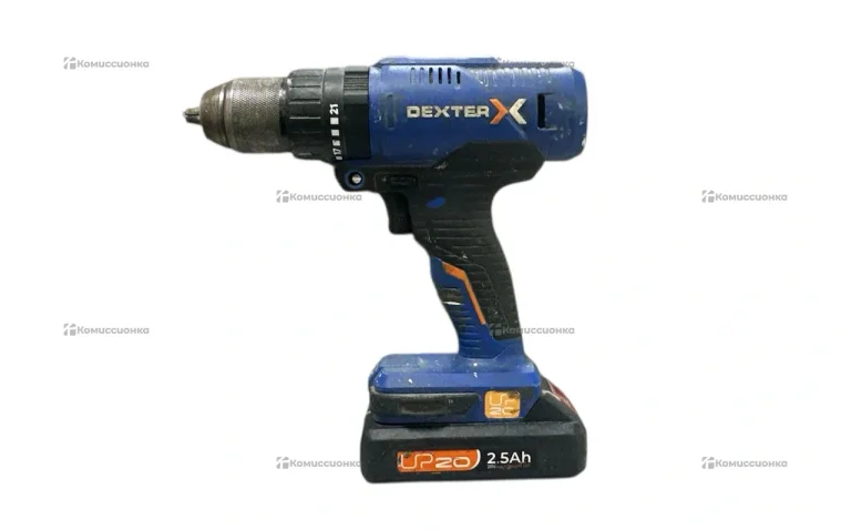 Дрель ударная аккумуляторная Dexter 20VID2-50A