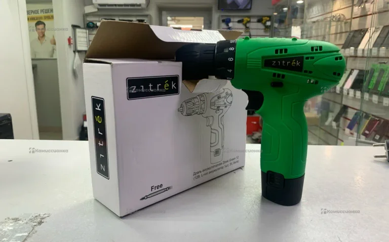 дрель аккумуляторная zitrek green 12