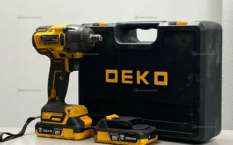 Deko гайковерт аккумуляторный ударный бесщеточный