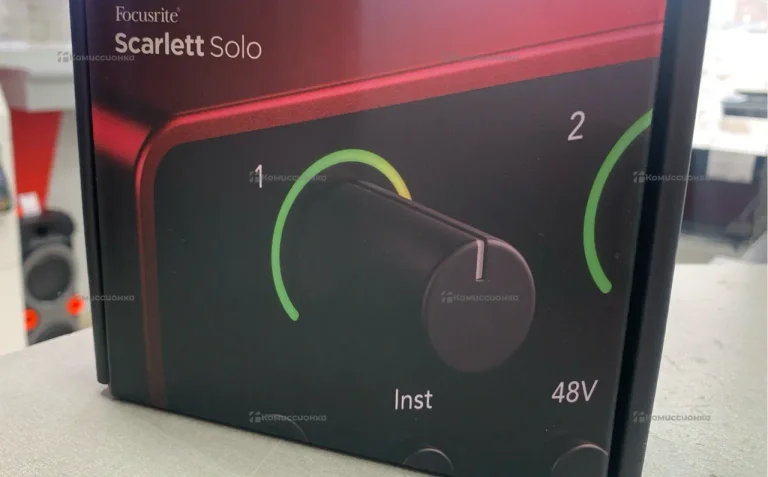 Внешняя звуковая карта Fucusrite Scarlett solo 4ge