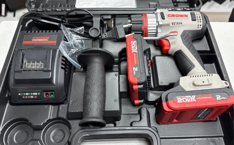 Аккумуляторный шуруповерт CROWN BL CT21090HMX-2 BMC