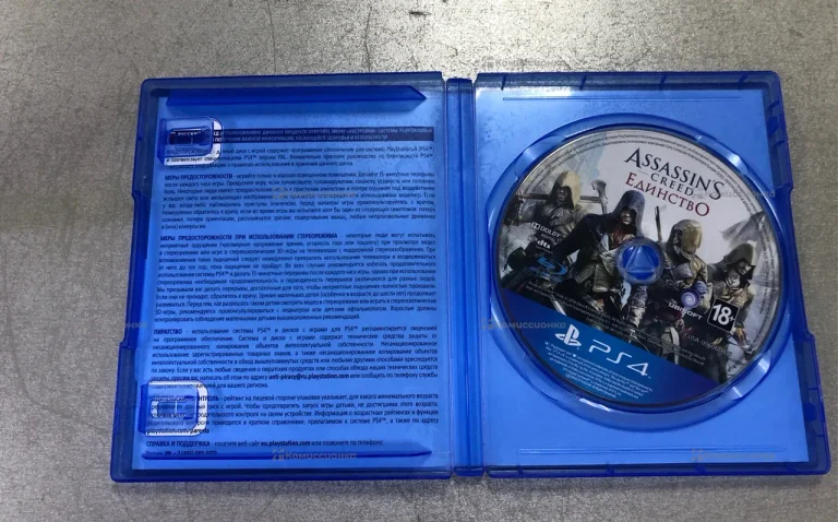 Диск PS4 assassins creed единство